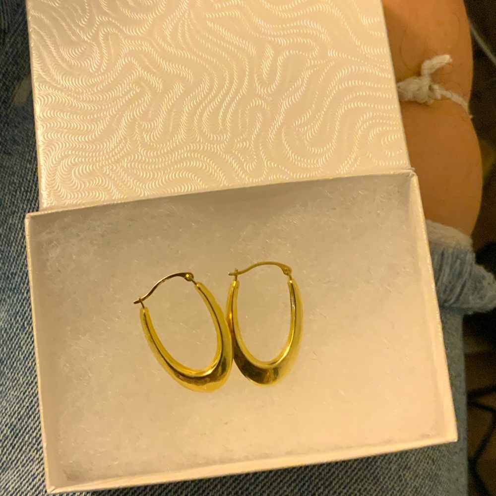 Solid 10k gold earrings